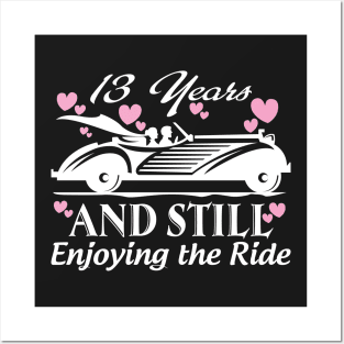 Anniversary Gift 13 years Wedding Marriage Posters and Art